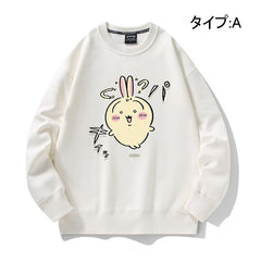 人気キャラ プリント トップス キラキラ ユニセックス 長袖 スウェット
