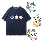 人気キャラ プリントトップス 果物 ユニセックス 半袖Tシャツ