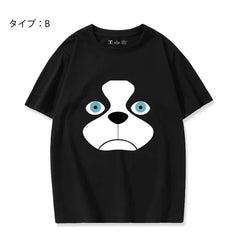 人気キャラ プリント トップス IGGY ユニセックス 半袖Tシャツ