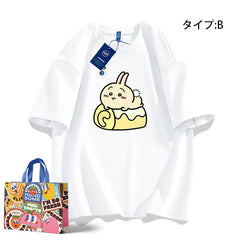 人気キャラ プリント トップス スイーツワールド ユニセックス 半袖Tシャツ