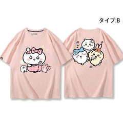 人気キャラ プリント トップス 集団遠足 ユニセックス 半袖Tシャツ