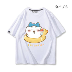 人気キャラ プリント トップス 水泳 ユニセックス 半袖Tシャツ