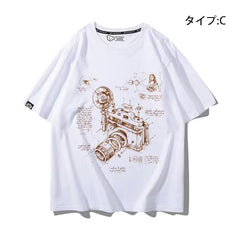 スポーツ&カルチャー プリント トップス Camera Sutra ユニセックス 半袖 Tシャツ