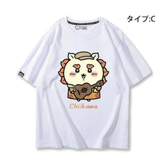 人気キャラ プリント トップス 楽団 ユニセックス 半袖Tシャツ