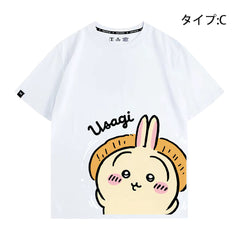 人気キャラ プリント トップス 役作業 ユニセックス 半袖Tシャツ