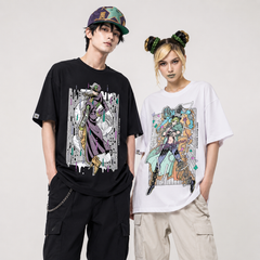 人気キャラ プリント トップス スタンド展開デザイン ユニセックス 半袖 Tシャツ その2