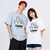 人気キャラ プリント トップス バスケチーム ユニセックス 半袖Tシャツ