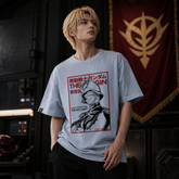 人気キャラ プリント トップス レッドコメット風 フロントプリントデザイン ユニセックス 半袖 Tシャツ