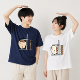 人気キャラ プリント トップス 身長を測る ユニセックス 半袖Tシャツ