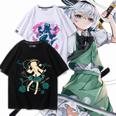 人気キャラ プリント キャラクター モチーフ ユニセックス 半袖Tシャツ