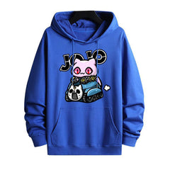 人気キャラ プリント トップス Killer Queen ユニセックス フード付き パーカー その1