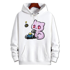 人気キャラ プリント トップス Killer Queen ユニセックス フード付き パーカー その3