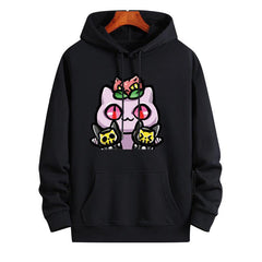 人気キャラ プリント トップス Killer Queen ユニセックス フード付き パーカー その4