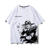 人気キャラ プリント トップス アニメ風 グラフィックプリント ユニセックス 半袖 Tシャツ