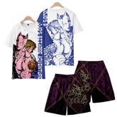 人気キャラ プリント トップス キャラクタープリント ユニセックス 半袖 Tシャツ/パンツ