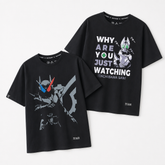 人気キャラ プリント トップス 5タイプのプリントデザイン ユニセックス 半袖Tシャツ