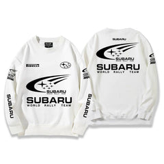 ユニセックス 長袖 スウェット トップス丨バイカースタイル ラリーライク デザイン