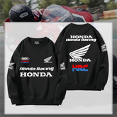 スポーツ&カルチャー プリント トップス レーシング系 ユニセックス 長袖 スウェット