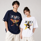 人気キャラ プリント トップス 星柄グラフィック ユニセックス 半袖 Tシャツ