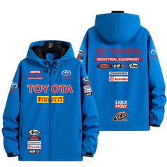 メンズ レーシングジャケット アウター丨バイカースタイル モータースポーツテイスト 防風防寒