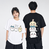 人気キャラ プリント トップス キャラクタープリント ユニセックス 半袖Tシャツ