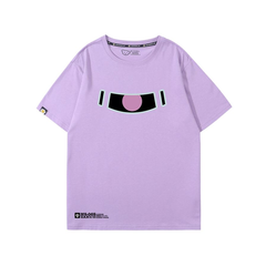 人気キャラ プリント トップス ザクモチーフ レトロプリントデザイン ユニセックス 半袖 Tシャツ