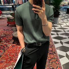 累計販売5,000枚 突破!! Short -sleeved knit shirt or1360