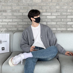 Simple knit cardigan or2132