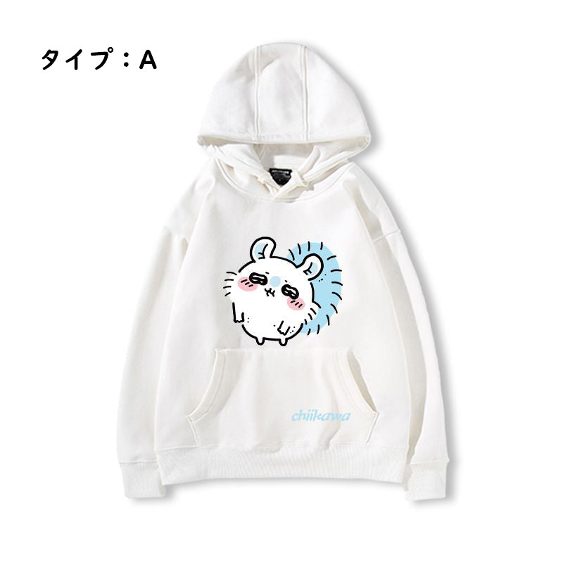 人気キャラ プリント トップス  ユニセックス パーカー