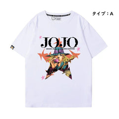 人気キャラ プリント トップス 星柄グラフィック ユニセックス 半袖 Ｔシャツ