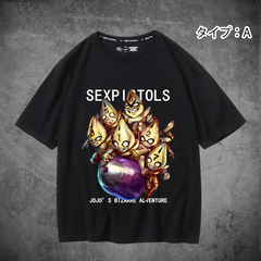 人気キャラ プリント トップス Sex Pistols ユニセックス 半袖Ｔシャツ