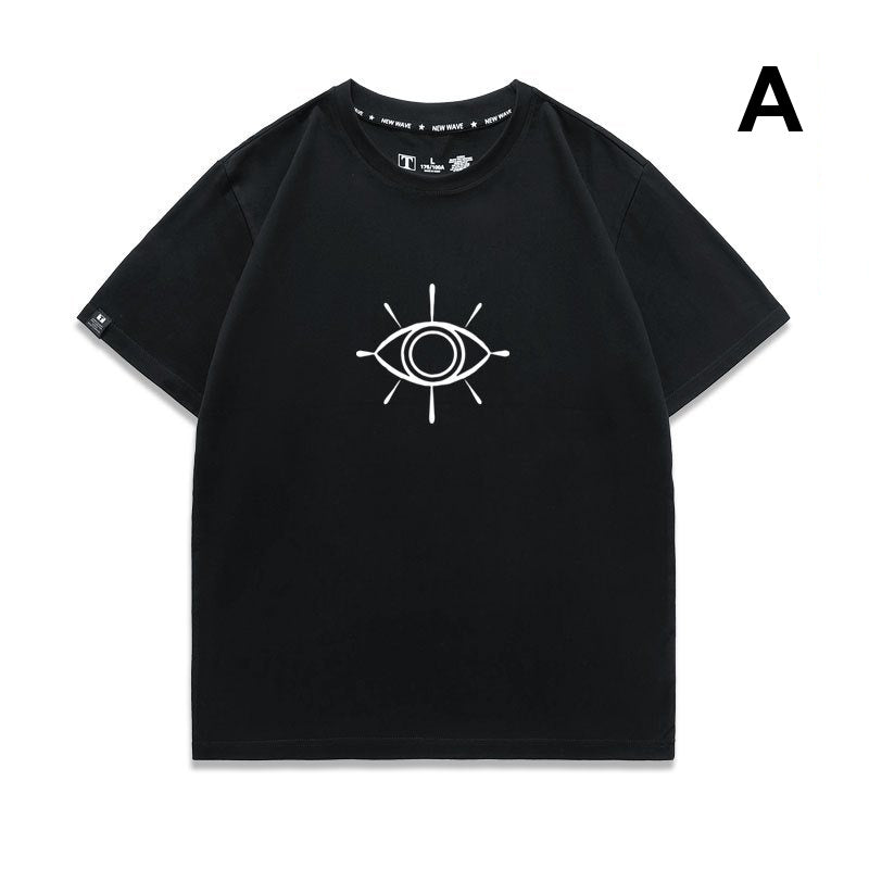 人気キャラ プリント トップス しと達 ユニセックス 半袖Ｔシャツ