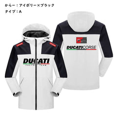 スポーツ＆カルチャー プリント アウター シンプルモード メンズ 防風 防寒 レーシングジャケット