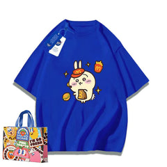 人気キャラ プリント トップス マックの店員さん ユニセックス 半袖Ｔシャツ