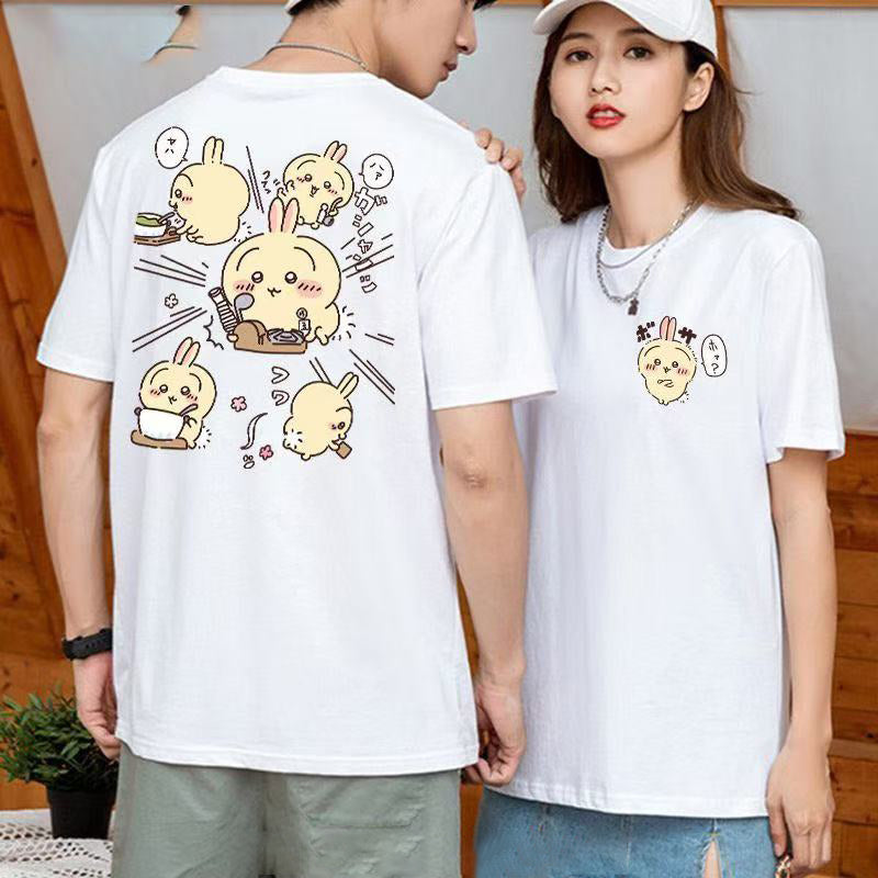人気キャラ プリント トップス クッキング ユニセックス 半袖Ｔシャツ