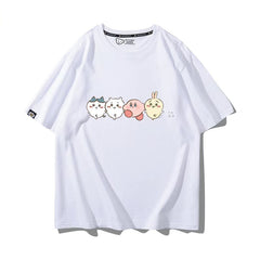 人気キャラ プリント トップス キャラcosplay ‌ユニセックス 半袖Ｔシャツ