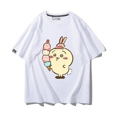 人気キャラ プリント トップス キャラcosplay  ユニセックス 半袖Ｔシャツ