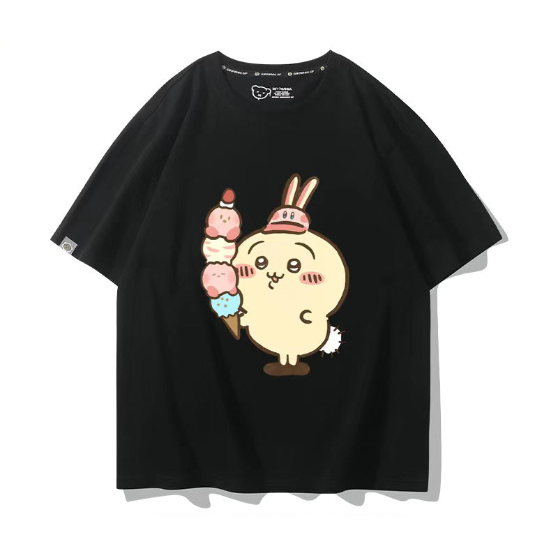 人気キャラ プリント トップス キャラcosplay  ユニセックス 半袖Ｔシャツ