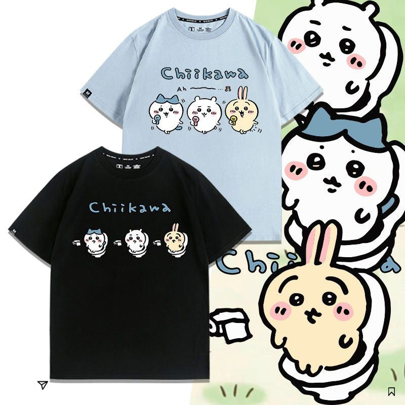 人気キャラ プリント トップス リラックス タイム ユニセックス 半袖Ｔシャツ