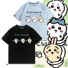 人気キャラ プリント トップス リラックス タイム ユニセックス 半袖Ｔシャツ