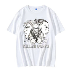 人気キャラ プリント トップス  ヨシカゲとスタンド ユニセックス 半袖 Ｔシャツ