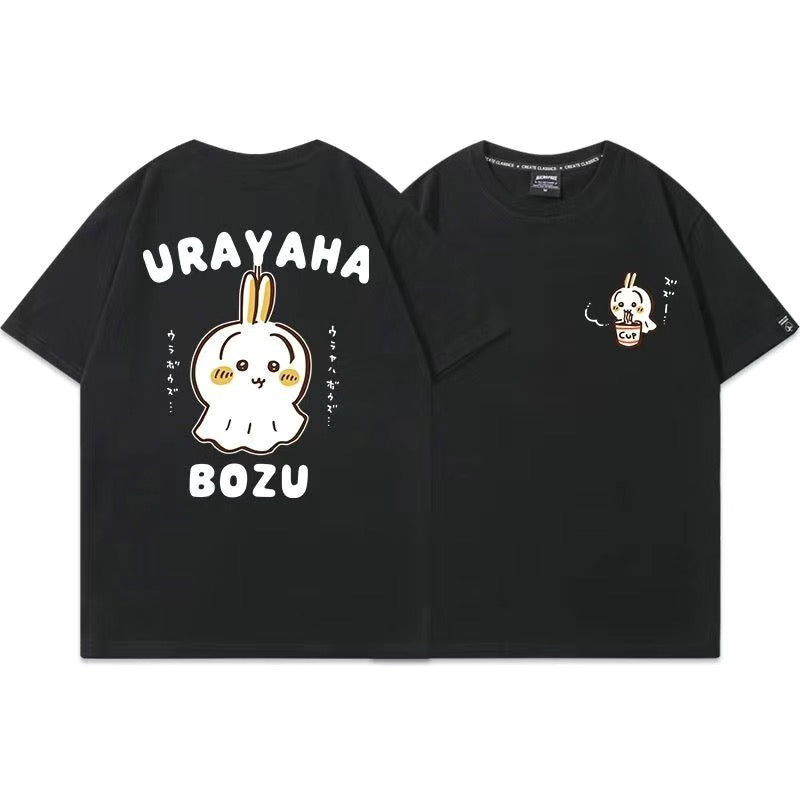 人気キャラ プリント トップス 晴雨人形 ユニセックス 半袖Ｔシャツ