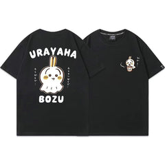 人気キャラ プリント トップス 晴雨人形 ユニセックス 半袖Ｔシャツ
