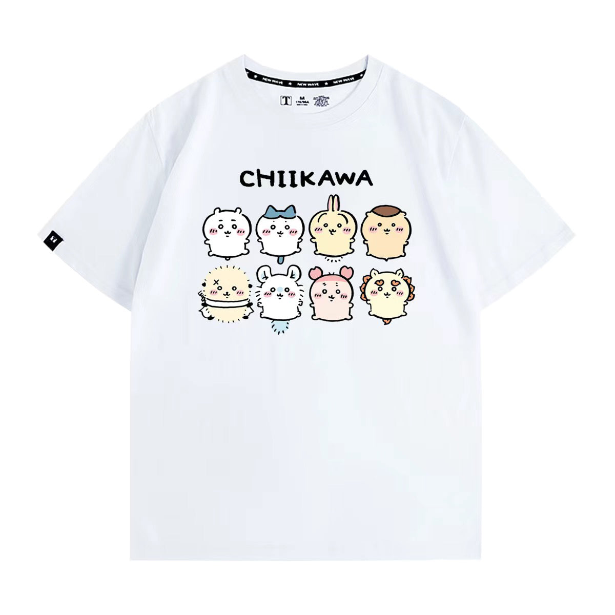 人気キャラ プリント トップス 家族写真 ユニセックス 半袖Ｔシャツ