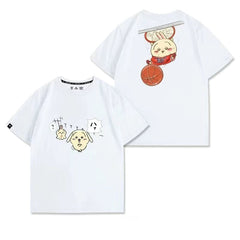 人気キャラ プリント トップス スラムダンク ユニセックス 半袖Ｔシャツ