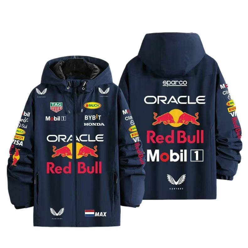 スポーツ＆カルチャー プリント アウター スポーツバイク系デザイン メンズ 防風 防寒 レーシングジャケット