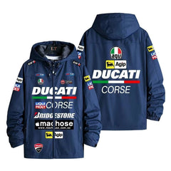 スポーツ＆カルチャー プリント アウター スポーツライディング メンズ 防風 防寒 レーシングジャケット
