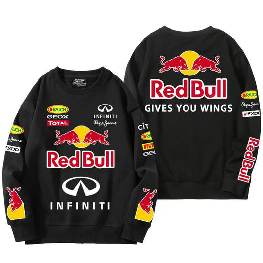 スポーツ＆カルチャー プリント トップス RED BULL ユニセックス 長袖 スウェット