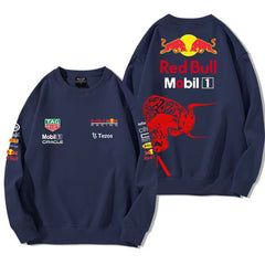 スポーツ＆カルチャー プリント トップス RED BULL デザイン ユニセックス 長袖 スウェット