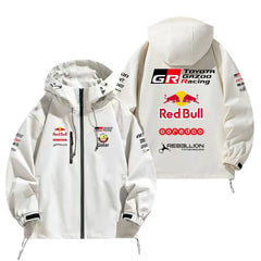 スポーツ＆カルチャー プリント Red Bull GR メンズ 防風 防寒 レーシングジャケット